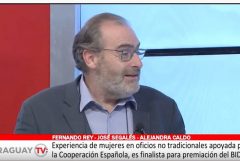 En el noticiero del canal Paraguay TV, el Coordinador General de la Cooperación Española en Paraguay habló de programas en el país
