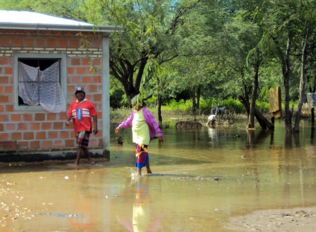 Inundación en el Bajo Chaco
